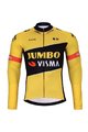 BONAVELO Kerékpáros téli szett - JUMBO-VISMA 2023 WNT - fekete/sárga