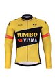 BONAVELO Kerékpáros téli szett - JUMBO-VISMA 2024 WNT - sárga/fekete