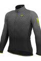 ALÉ Hosszú ujjú kerékpáros mez - R-EV1 CLIMA PROTECTION 2.0 VELOCITY WIND G+ - szürke/fekete