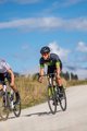 ALÉ Rövid ujjú kerékpáros mez - SOLID TURBO - fekete