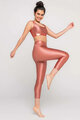ATHLEEYA legging - DANCE SHINE - bronz