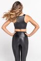 ATHLEEYA legging - COFFEE SHINE - fekete