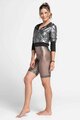 ATHLEEYA legging - COFFEE BIKER SHINE - bézs