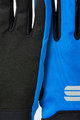 SPORTFUL Kerékpáros kesztyű hosszú ujjal - KIDS SOFTSHELL - kék/fekete