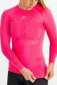 SPORTFUL Hosszú ujjú kerékpáros póló - 2ND SKIN - rózsaszín