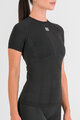 SPORTFUL Rövid ujjú kerékpáros póló - 2ND SKIN W - fekete