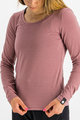 SPORTFUL Hosszú ujjú kerékpáros póló - XPLORE - rózsaszín