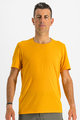 SPORTFUL Rövid ujjú kerékpáros póló - XPLORE - sárga