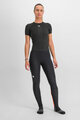 SPORTFUL legging - CARDIO TECH PROTECTED W - fekete/narancssárga