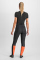 SPORTFUL legging - CARDIO TECH PROTECTED W - fekete/narancssárga