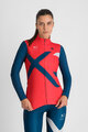 SPORTFUL Hosszú ujjú kerékpáros mez - SQUADRA W - piros/kék