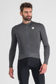 SPORTFUL Hosszú ujjú kerékpáros mez - MONOCROM THERMAL - antracit