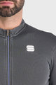 SPORTFUL Hosszú ujjú kerékpáros mez - MONOCROM THERMAL - antracit