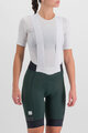 SPORTFUL Rövid kerékpáros nadrág kantárral - SUPERGIARA W - zöld