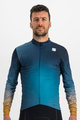 SPORTFUL Hosszú ujjú kerékpáros mez - ROCKET THERMAL - kék/barna