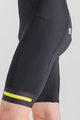 SPORTFUL Rövid kerékpáros nadrág kantárral - NEO - fekete/sárga