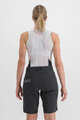 SPORTFUL Rövid kerékpáros nadrág kantár nélkül - GIARA W - fekete