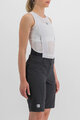 SPORTFUL Rövid kerékpáros nadrág kantár nélkül - GIARA W - fekete