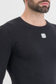 SPORTFUL Hosszú ujjú kerékpáros póló - MERINO LS - fekete