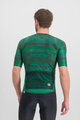 SPORTFUL Rövid ujjú kerékpáros mez - GLITCH BOMBER - zöld