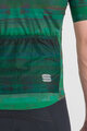 SPORTFUL Rövid ujjú kerékpáros mez - GLITCH BOMBER - zöld