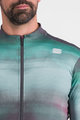 SPORTFUL Hosszú ujjú kerékpáros mez - FLOW SUPERGIARA THERMAL - zöld/lila