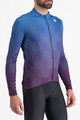 SPORTFUL Hosszú ujjú kerékpáros mez - ROCKET THERMAL - kék/lila