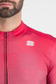 SPORTFUL Hosszú ujjú kerékpáros mez - ROCKET THERMAL - piros/lila