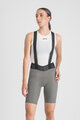 SPORTFUL Rövid kerékpáros nadrág kantárral - SRK W - szürke