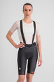 SPORTFUL Rövid kerékpáros nadrág kantárral - FIANDRE W - fekete
