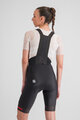 SPORTFUL Rövid kerékpáros nadrág kantárral - FIANDRE W - fekete