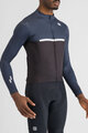 SPORTFUL Hosszú ujjú kerékpáros mez - PISTA THERMAL - fekete/kék