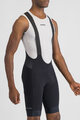 SPORTFUL Rövid kerékpáros nadrág kantárral - SUPERGIARA 2 - fekete