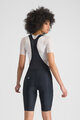 SPORTFUL Rövid kerékpáros nadrág kantárral - GIARA 2 W - fekete