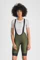 SPORTFUL Rövid kerékpáros nadrág kantárral - GIARA 2 W - zöld