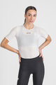 SPORTFUL Rövid ujjú kerékpáros póló - PRO BASELAYER W - fehér