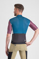 SPORTFUL Rövid ujjú kerékpáros mez - SUPERGIARA LOGO - kék/bordó