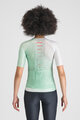 SPORTFUL Rövid ujjú kerékpáros mez - LIGHT W - zöld/fehér