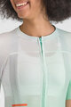 SPORTFUL Rövid ujjú kerékpáros mez - LIGHT W - zöld/fehér