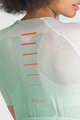 SPORTFUL Rövid ujjú kerékpáros mez - LIGHT W - zöld/fehér