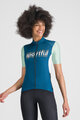 SPORTFUL Rövid ujjú kerékpáros mez - SUPERGIARA LOGO W - kék/zöld