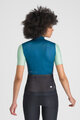 SPORTFUL Rövid ujjú kerékpáros mez - SUPERGIARA LOGO W - kék/zöld