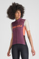SPORTFUL Rövid ujjú kerékpáros mez - SUPERGIARA LOGO W - bordó