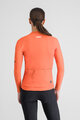 SPORTFUL Hosszú ujjú kerékpáros mez - SUPERNOVA THERMAL W - narancssárga