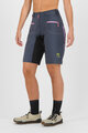 KARPOS Rövid kerékpáros nadrág kantár nélkül - BALLISTIC EVO W - kék/fekete