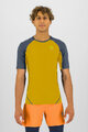 KARPOS Rövid ujjú kerékpáros póló - LAVAREDO - sárga/fekete