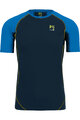 KARPOS Rövid ujjú kerékpáros póló - LAVAREDO - fekete/kék