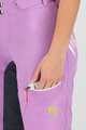 KARPOS Rövid kerékpáros nadrág kantár nélkül - VAL VIOLA W - lila
