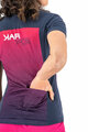 KARPOS Rövid ujjú kerékpáros mez - VERVE EVO W - kék/rózsaszín