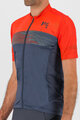 KARPOS Rövid ujjú kerékpáros mez - GREEN FIRE - piros/szürke